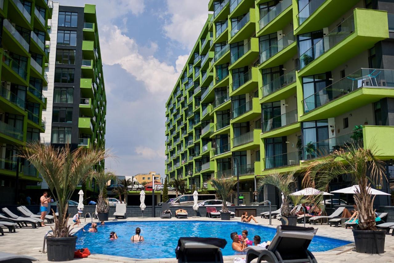 Panoramic Aparthotel Pool & Spa Mamaia Nord Năvodari Extérieur photo